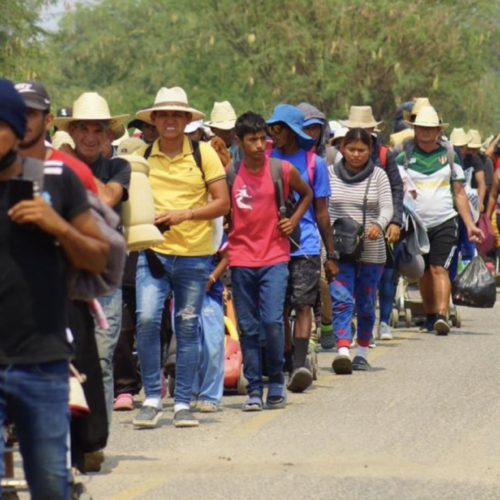 Alistan nueva caravana migrante desde Centroamérica; será la quinta que cruce Oaxaca